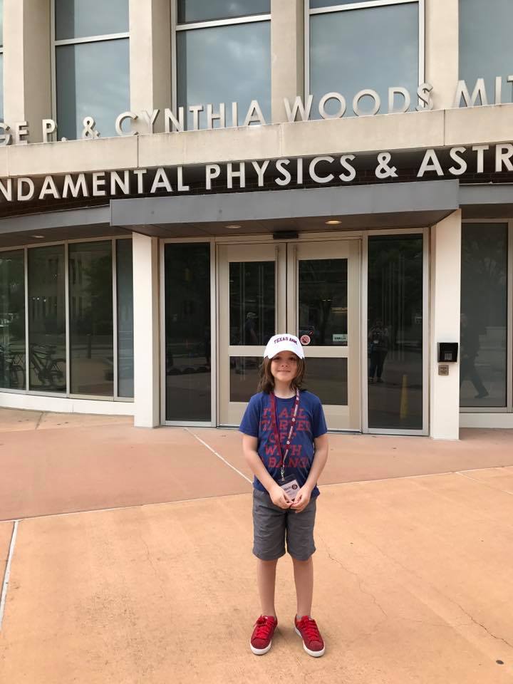 Davidson Young Scholar at Physics Fest at A&M. 